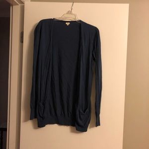 Slate blue cardigan
